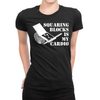 Squaring Blocks Is My Cardio, Privat Investigator T Shirt Ladies Fitted T-shirt | Artistshot