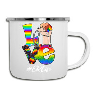 Love Er Life Nurse Lgbt Gay Pride Rainbow Flag Nursing Camper Cup | Artistshot