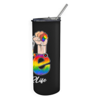 Love Er Life Nurse Lgbt Gay Pride Rainbow Flag Nursing Skinny Tumbler | Artistshot