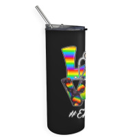 Love Er Life Nurse Lgbt Gay Pride Rainbow Flag Nursing Skinny Tumbler | Artistshot