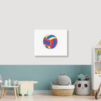 Full Colours Ball Landscape Canvas Print | Artistshot