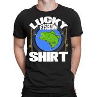 Lucky Fishing Funny Fisherman Fish Premium T-shirt | Artistshot