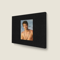 Ian Somerhalder Shirtless Landscape Canvas Print | Artistshot