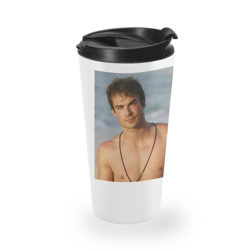 Ian Somerhalder Shirtless Travel Mug | Artistshot