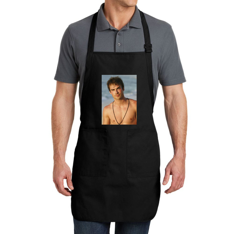 Ian Somerhalder Shirtless Full-length Apron | Artistshot