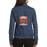 Gaming Is The Bacon Of Hobbies Ladies Denim Jacket | Artistshot