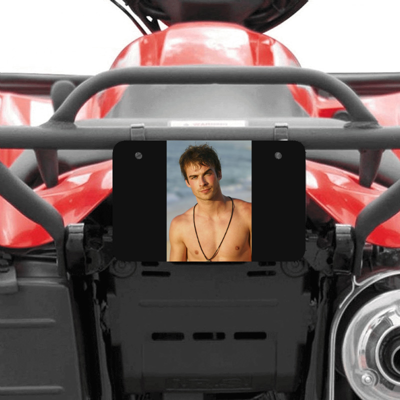 Ian Somerhalder Shirtless Atv License Plate | Artistshot