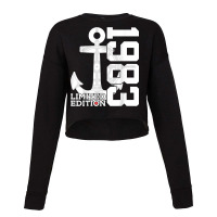 39 Year Capacity 1983 Limited Edition Sailor 39th Birthday Cropped Sweater | Artistshot