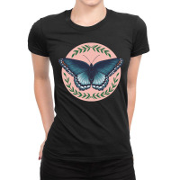 Butterfly Limenitis Arthemis Butterfly Illustration Ladies Fitted T-shirt | Artistshot