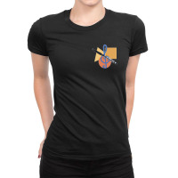 Cute Cartoon Piccolo (instrument) Ladies Fitted T-shirt | Artistshot