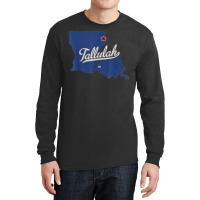 Tallulah Louisiana La Map T Shirt Long Sleeve Shirts | Artistshot