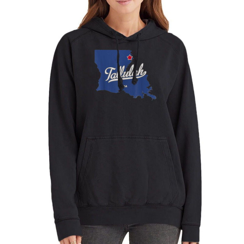 Tallulah Louisiana La Map T Shirt Vintage Hoodie | Artistshot