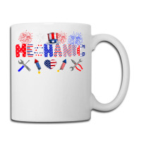 Mechanic Proud American Flag Fireworks Happy 4th Of July Coffee Mug | Artistshot