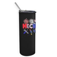 Mechanic Proud American Flag Fireworks Happy 4th Of July Skinny Tumbler | Artistshot