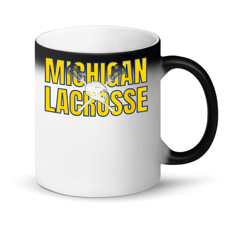 Womens Michigan Lacrosse Helmet Mi Lax The Wolverine State Gift V Neck Magic Mug | Artistshot