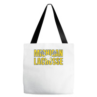 Womens Michigan Lacrosse Helmet Mi Lax The Wolverine State Gift V Neck Tote Bags | Artistshot