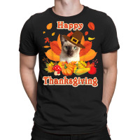 Happy Thanksgiving Tonkinese Cat I'm Thankful For My Turkey T-shirt | Artistshot