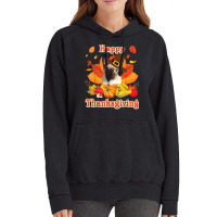 Happy Thanksgiving Tonkinese Cat I'm Thankful For My Turkey Vintage Hoodie | Artistshot