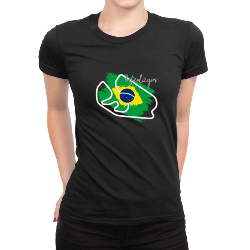 Interlagos Circuit Ladies Fitted T-Shirt by LawrenceRisner | Artistshot