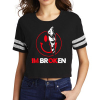 I'm Ok I'm Broken Invisible Illness Mental Awareness Reaper T Shirt Scorecard Crop Tee | Artistshot