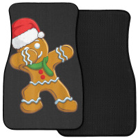 Dabbing Gingerbread Santa Christmas Kids Boys Xmas Cookie Front Car Mat | Artistshot