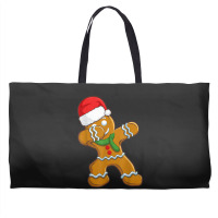 Dabbing Gingerbread Santa Christmas Kids Boys Xmas Cookie Weekender Totes | Artistshot