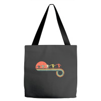 Gymnast Girl Exercise Retro Vintage Sunset Rainbow Color Tote Bags | Artistshot