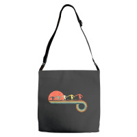 Gymnast Girl Exercise Retro Vintage Sunset Rainbow Color Adjustable Strap Totes | Artistshot