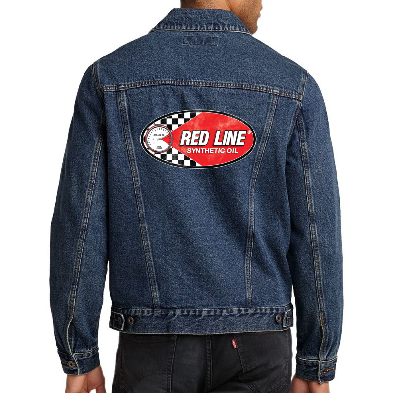 Red Line Synthetic Oil Men Denim Jacket | Artistshot