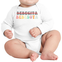 Bebesota Latina Retro T Shirt Long Sleeve Baby Bodysuit | Artistshot