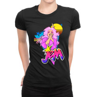 Jem 80s Style Art Ladies Fitted T-shirt | Artistshot