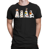 Dog Ghost Spooky Season Ghost Halloween Groovy Retro T-shirt | Artistshot