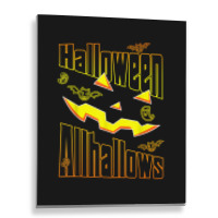 Funny Halloween Allhallows Halloween 2022 Metal Print Vertical | Artistshot