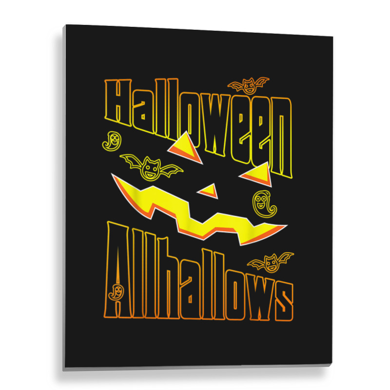 Funny Halloween Allhallows Halloween 2022 Metal Print Vertical | Artistshot