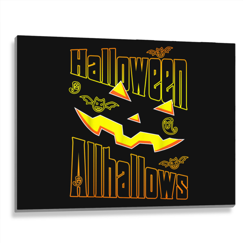 Funny Halloween Allhallows Halloween 2022 Metal Print Horizontal | Artistshot