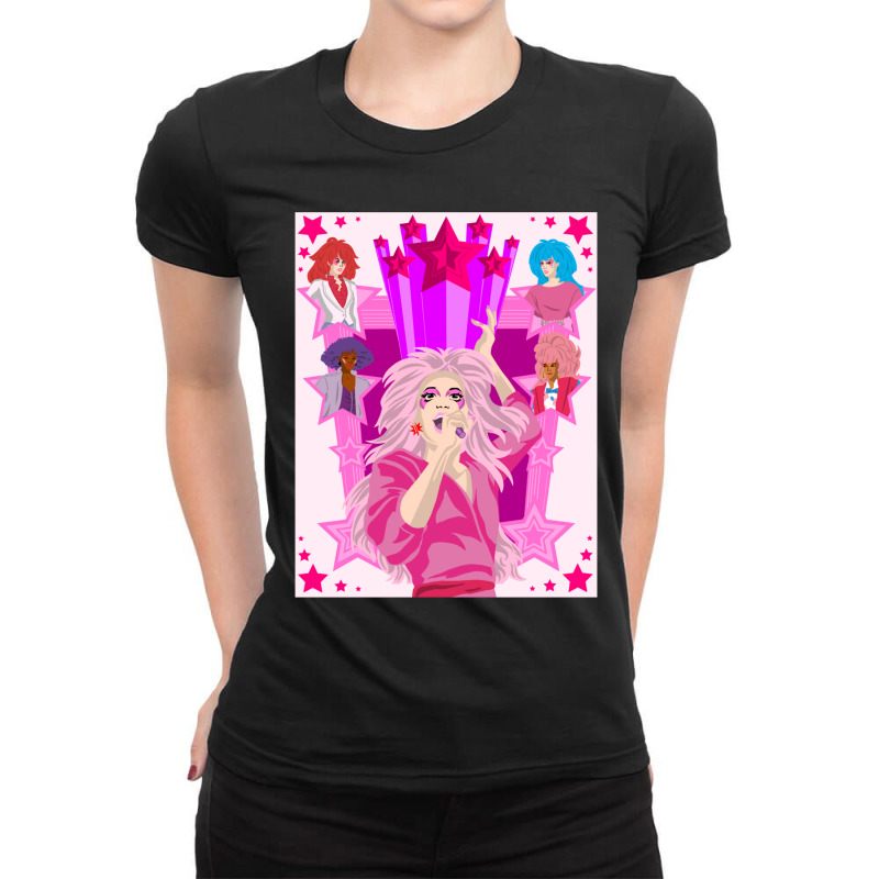 Jem And The Holograms Ladies Fitted T-Shirt by LYNDSADEETER | Artistshot