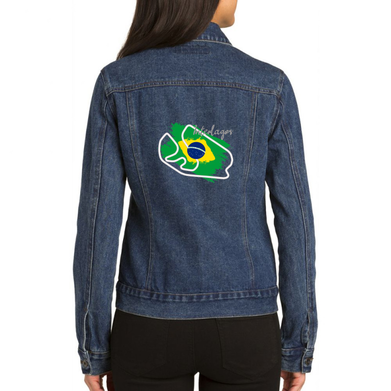 Interlagos Circuit Ladies Denim Jacket by AngieFurr | Artistshot