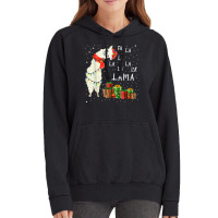 Fa La La Llama Funny Christmas Women Men Kids Costume Vintage Hoodie | Artistshot