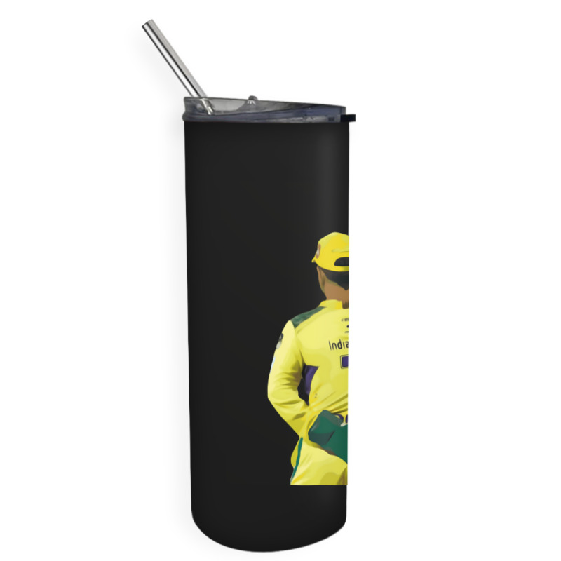 Ms Dhoni Chennai Super Kings Csk Wallpaper Whistlepodu Classic Skinny Tumbler | Artistshot