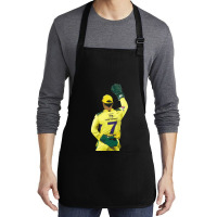 Ms Dhoni Chennai Super Kings Csk Wallpaper Whistlepodu Classic Medium-length Apron | Artistshot