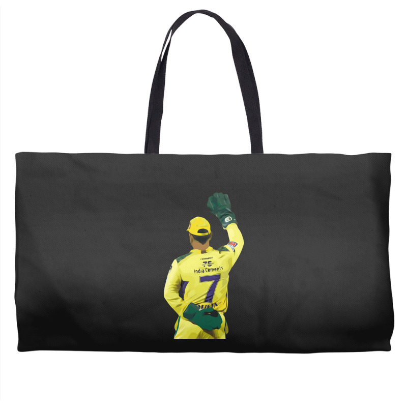 Ms Dhoni Chennai Super Kings Csk Wallpaper Whistlepodu Classic Weekender Totes | Artistshot