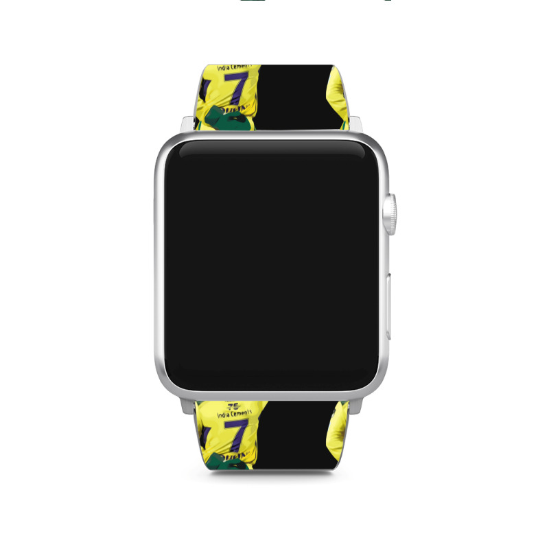 Ms Dhoni Chennai Super Kings Csk Wallpaper Whistlepodu Classic Apple Watch Band | Artistshot