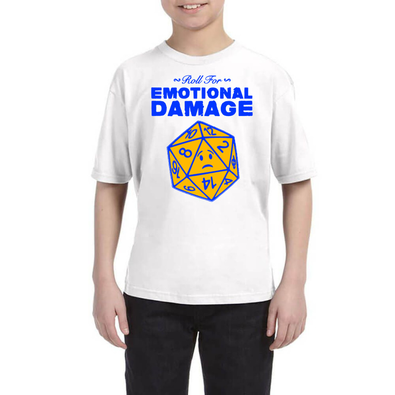 Roll For Emotional Damage Youth Tee by Saprol Tees | Artistshot