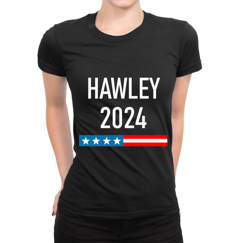 Josh Hawley 2024 Ladies Fitted T-Shirt by cm-arts | Artistshot