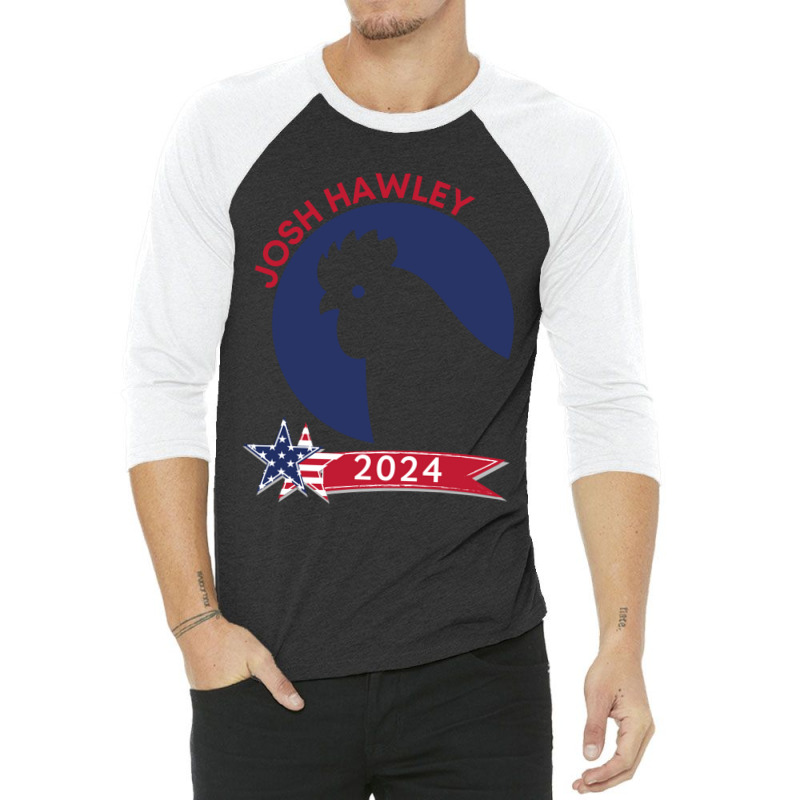 Josh Hawley 2024 Chicken 3/4 Sleeve Shirt by cm-arts | Artistshot