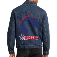 Josh Hawley 2024 Chicken Men Denim Jacket | Artistshot