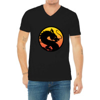 Z Fighter Kombat A Gradient 2 V-neck Tee | Artistshot