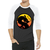 Z Fighter Kombat A Gradient 2 3/4 Sleeve Shirt | Artistshot