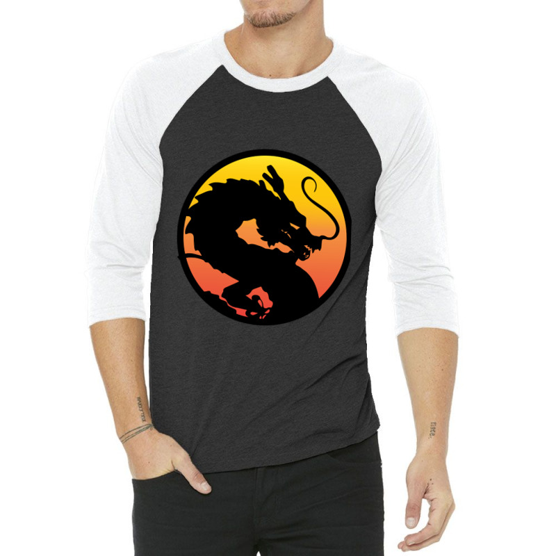 Z Fighter Kombat A Gradient 2 3/4 Sleeve Shirt by PierceKnight | Artistshot