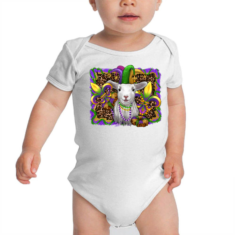 Mardi Gras Baby Sheep King Cake Fleur De Lis Baby Bodysuit | Artistshot